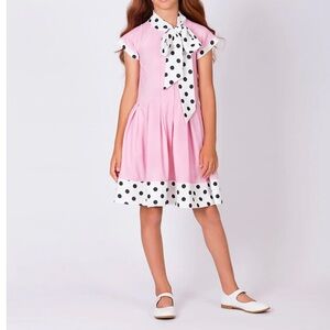 Midi Polka Dress- Size 9-10